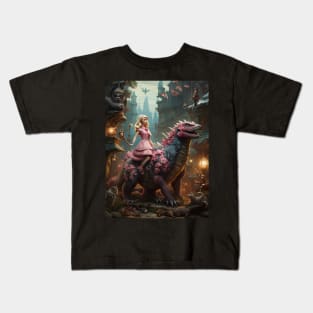 Barbie and Godzilla Kids T-Shirt